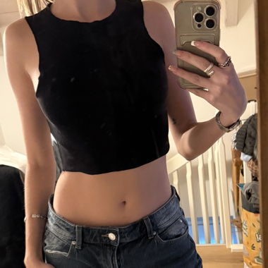 Débardeur noir Zara, taille S