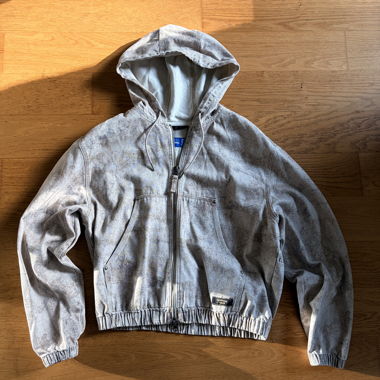 Felpa con zip Zara M