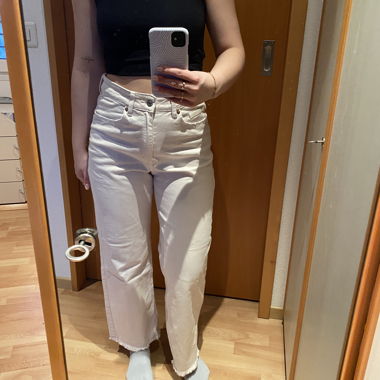 Jeans blancs H&M