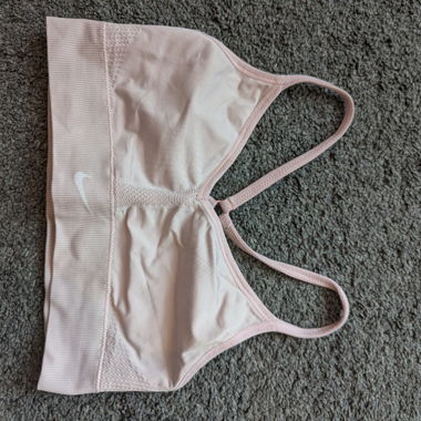 Soutien-gorge de sport Nike rose, taille M