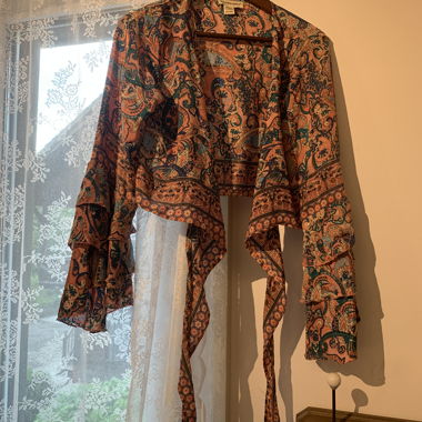 Paisley Wrap Blouse