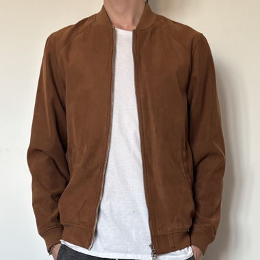 Veste Bomber Camel