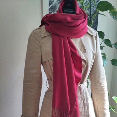 Roter Schal