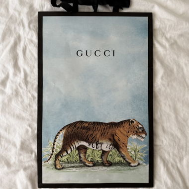 Grande borsa shopping Gucci Tiger da collezione