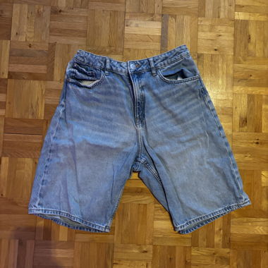 Shorts in denim azzurro chiaro