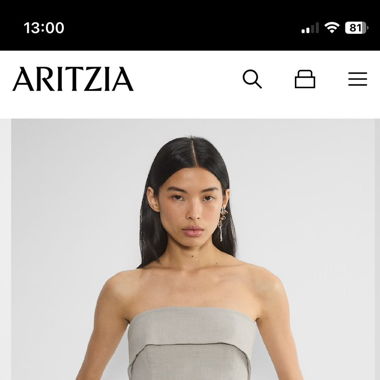 Strukturiertes Tube-Top - Aritzia
