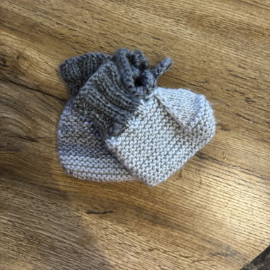 Baby knitted shoes