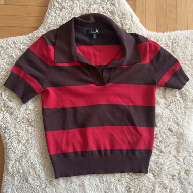 Gestreiftes Poloshirt