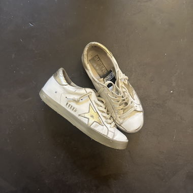Golden Goose Superstar oro bianco