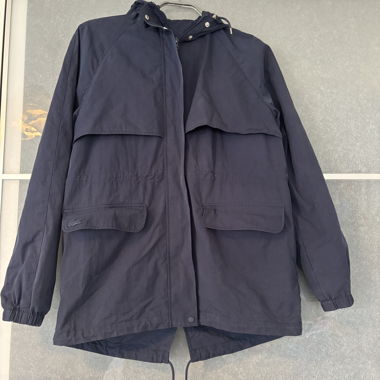 Giacca con cappuccio Lacoste blu navy taglia 38