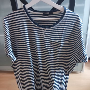 Gestreiftes Männer T-Shirt L