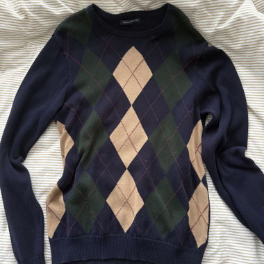 Brandy Melville Argyle Sweater