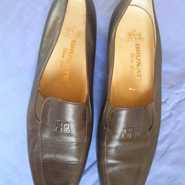 Pumps braun 40 neu besohlt