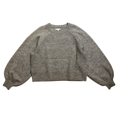 Pull oversize court gris TOPSHOP