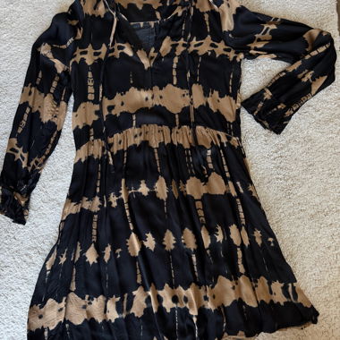 Gemustertes Viskosekleid
