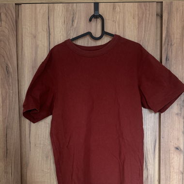Tee shirt Uniqlo marron/rouge 