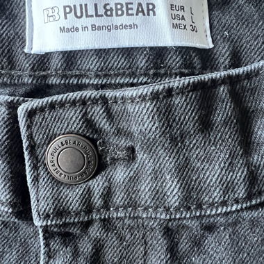 Gonna mini cargo Pull&Bear nera taglia L