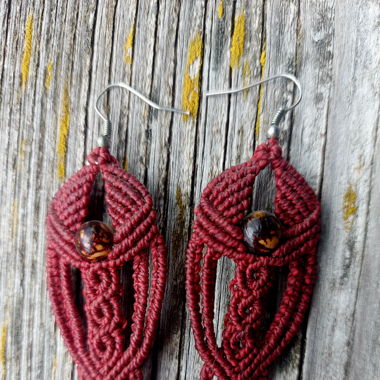 Macrame earings 
