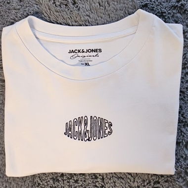 T-shirt bianco Jack & Jones XL