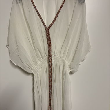 Robe de plage blanche S