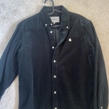 Camicia Carhartt in velluto a coste verde scuro