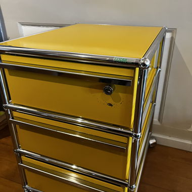 Cassettiera USM 1a Gen Gialla 