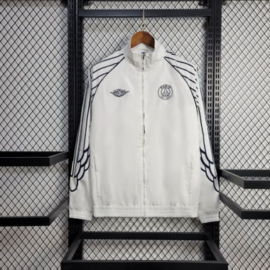 Veste PSG Air Jordan 2025/2026 Blanche Windbreaker