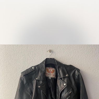 Vintage original 80s (heavy) Leather Jacket 38 