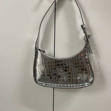Borsa a tracolla argento