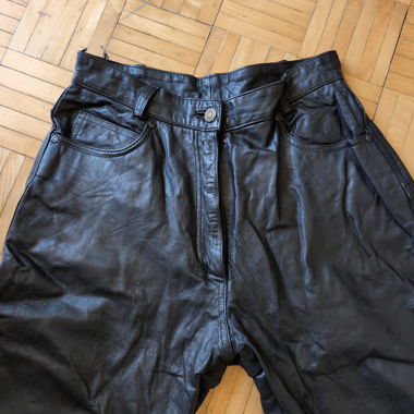 Pantalon en cuir vintage