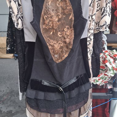 Gothic Layered Waistcoat Hand-Sewn