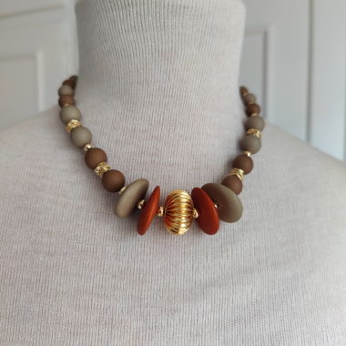 Collana Statement Vintage di Perline