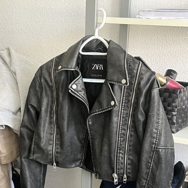 Zara lederjacke