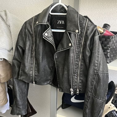 Zara lederjacke