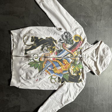 Veste à capuche zippée Ed Hardy