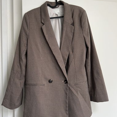 Blazer doppiopetto a quadri