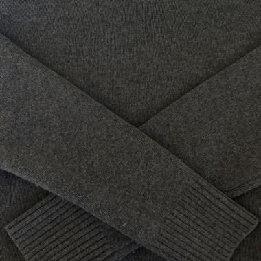 Mango Grauer Strickpullover