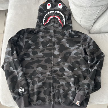 BAPE Shark Camo Zip-Hoodie (Verhandelbar)