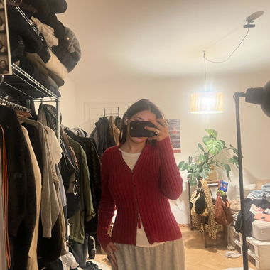 Red vintage Cardigan