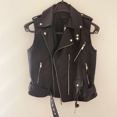 BikerWeste - schwarz