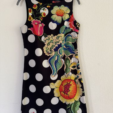 Robe Desigual à fleurs et pois