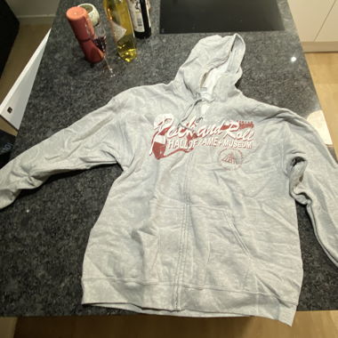 Felpa con zip Grey Rock & Roll