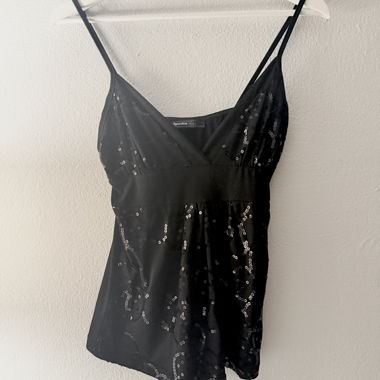 Top vintage nero