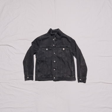 Jeansjacke Schwarz 