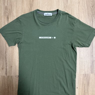 T-shirt Stone Island vert
