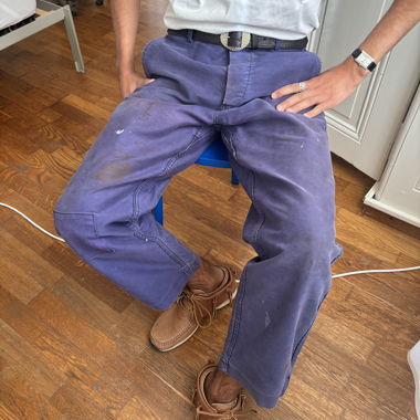 French workwear trousers vintage