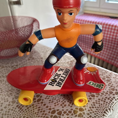 Pupazzetto skateboard vintage
