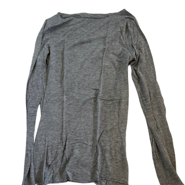 Graues Langarmshirt