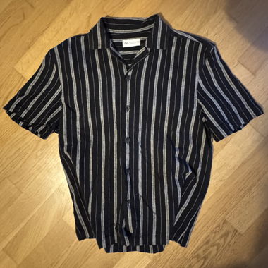 Camicia Zara a righe a maniche corte
