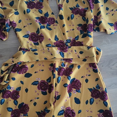 Floral Shorts Playsuit